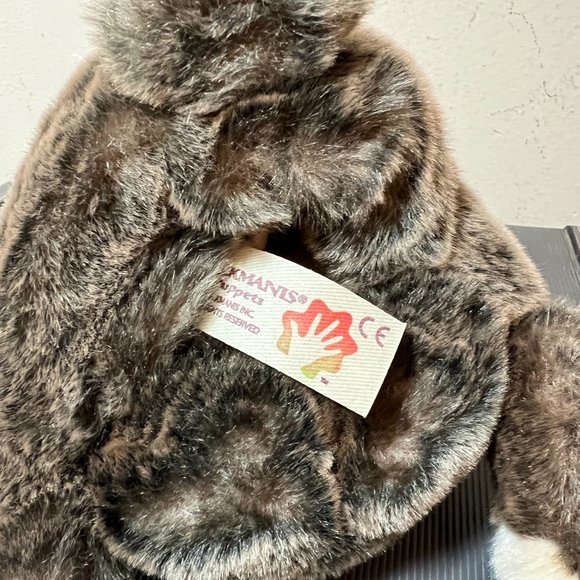 Folkmanis Dutch Rabbit Hand Puppet - Movable Head and Arms - Picture 5 of 8